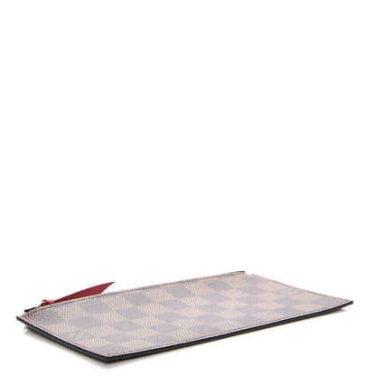 Louis Vuitton Damier Ebene Felicie Chain Wallet Zippered Insert 4 of 6