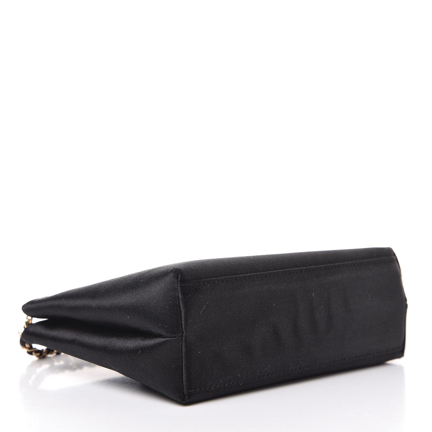 Satin Evening Bag Black