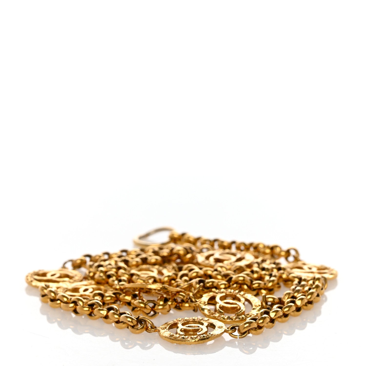 Chanel CC Medallion Chain Belt Gold 2 of 5