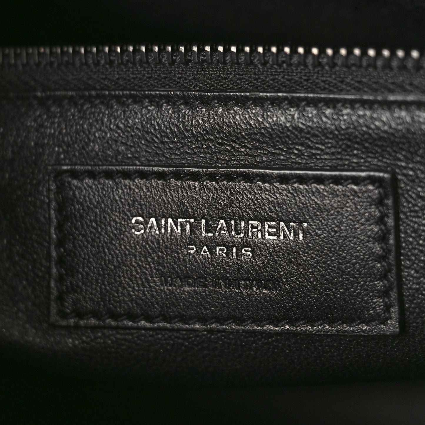 Calfskin Crocodile Embossed Small Sac de Jour Black