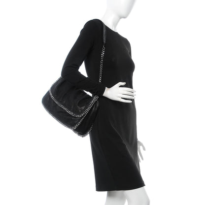 Stella McCartney Shaggy Deer Falabella Messenger Black 2 of 9