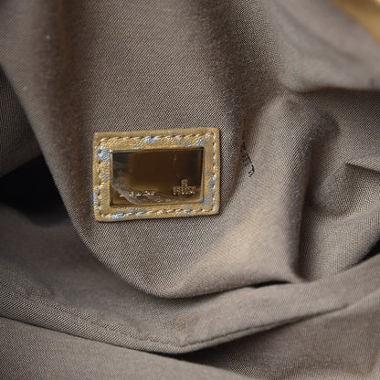 Fendi Nappa Nuvolata Bimetal Spy Oro Argento 6 of 13