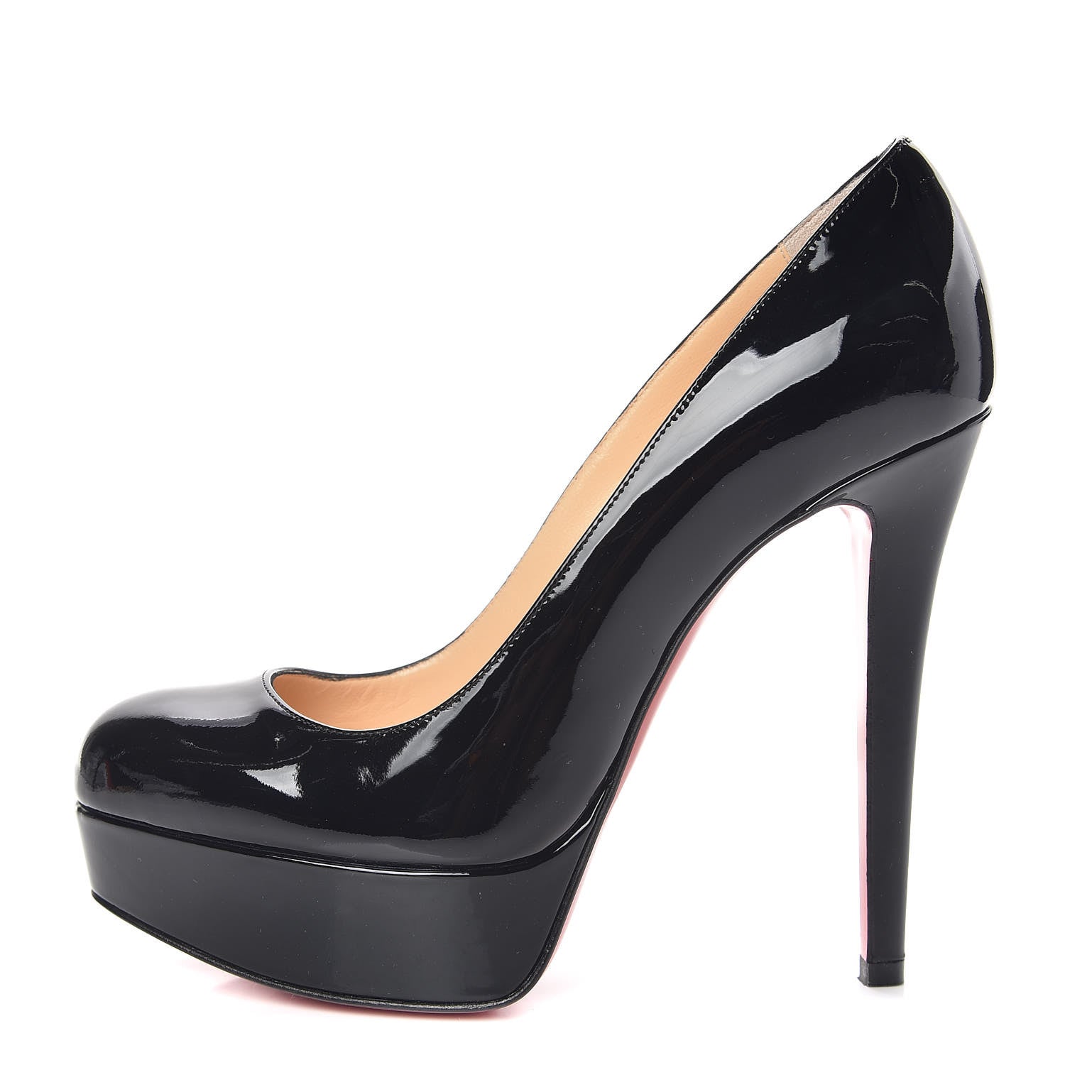 Christian Louboutin Patent Bianca 140 Pumps 36 Black 1 of 7