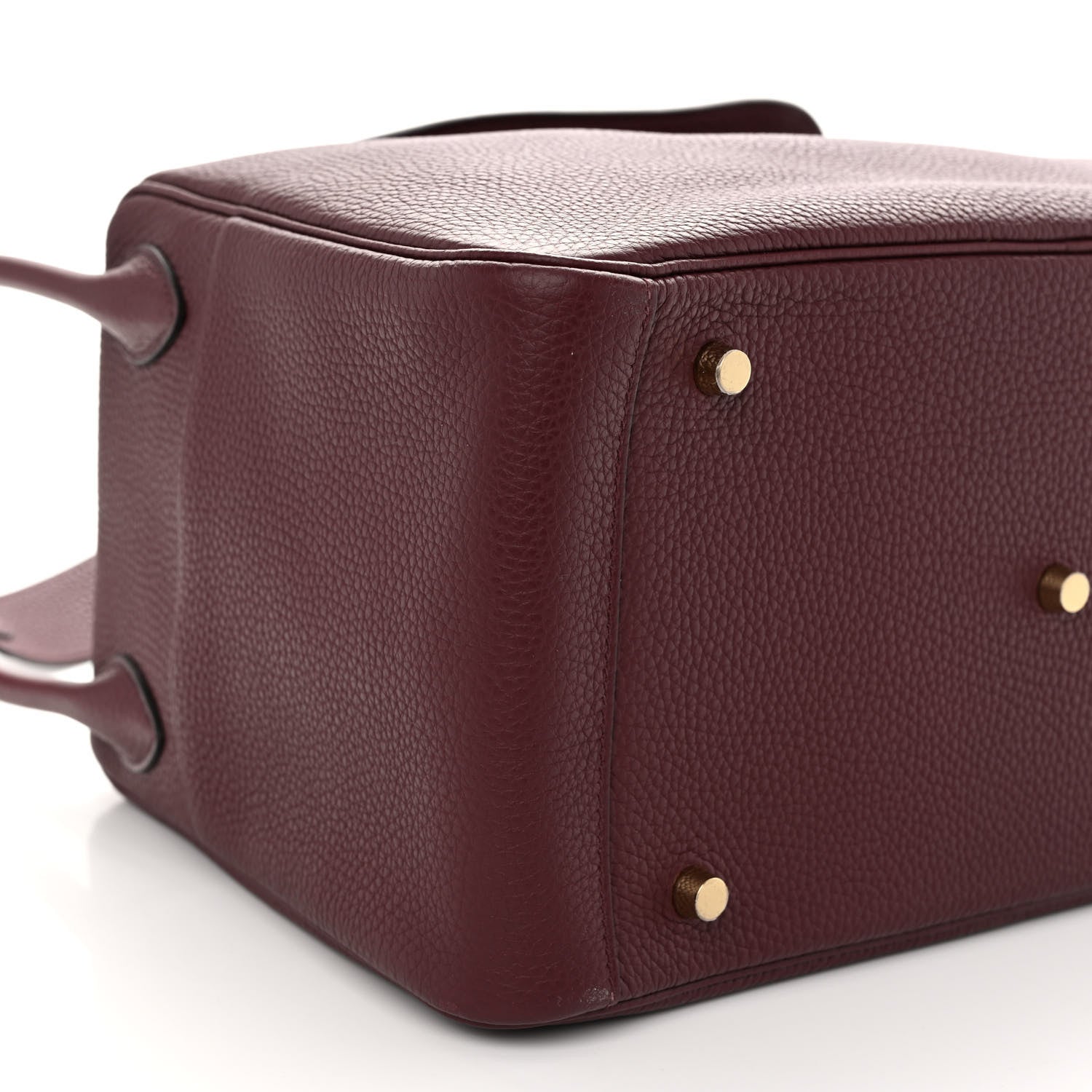 Hermes Taurillon Clemence Lindy 34 Bordeaux 8 of 10