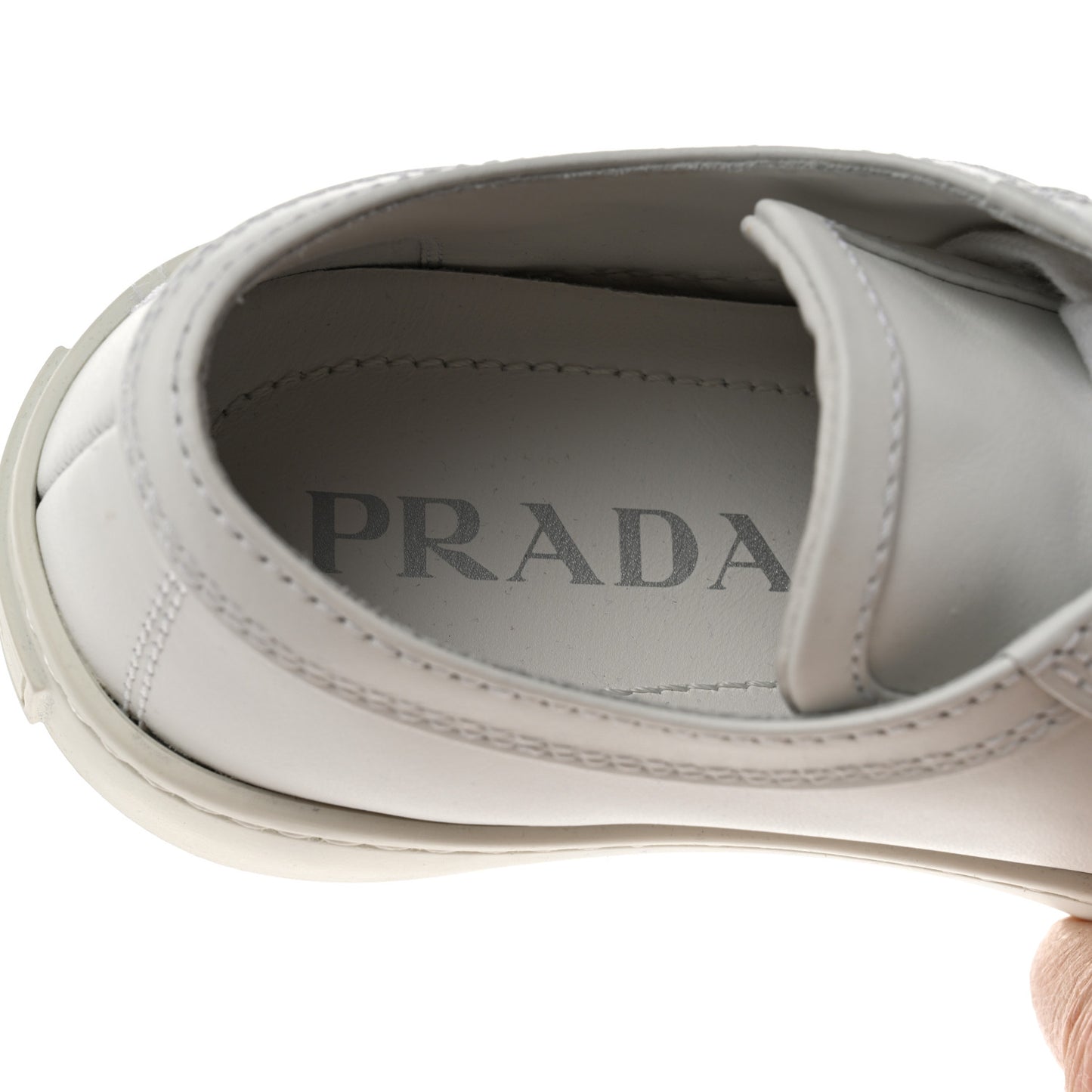 Gabardine Triangle Logo Wheel 35mm Sneakers 35.5 White