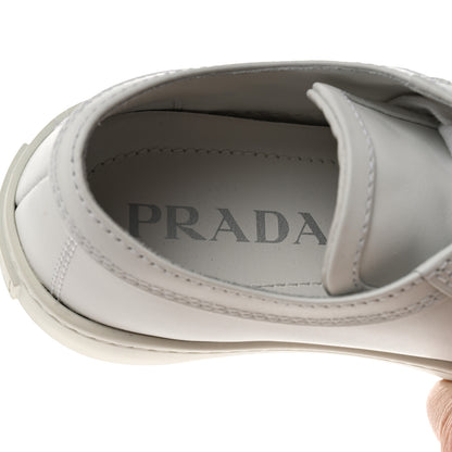 Prada Gabardine Triangle Logo Wheel 35mm Sneakers 35.5 White 7 of 9