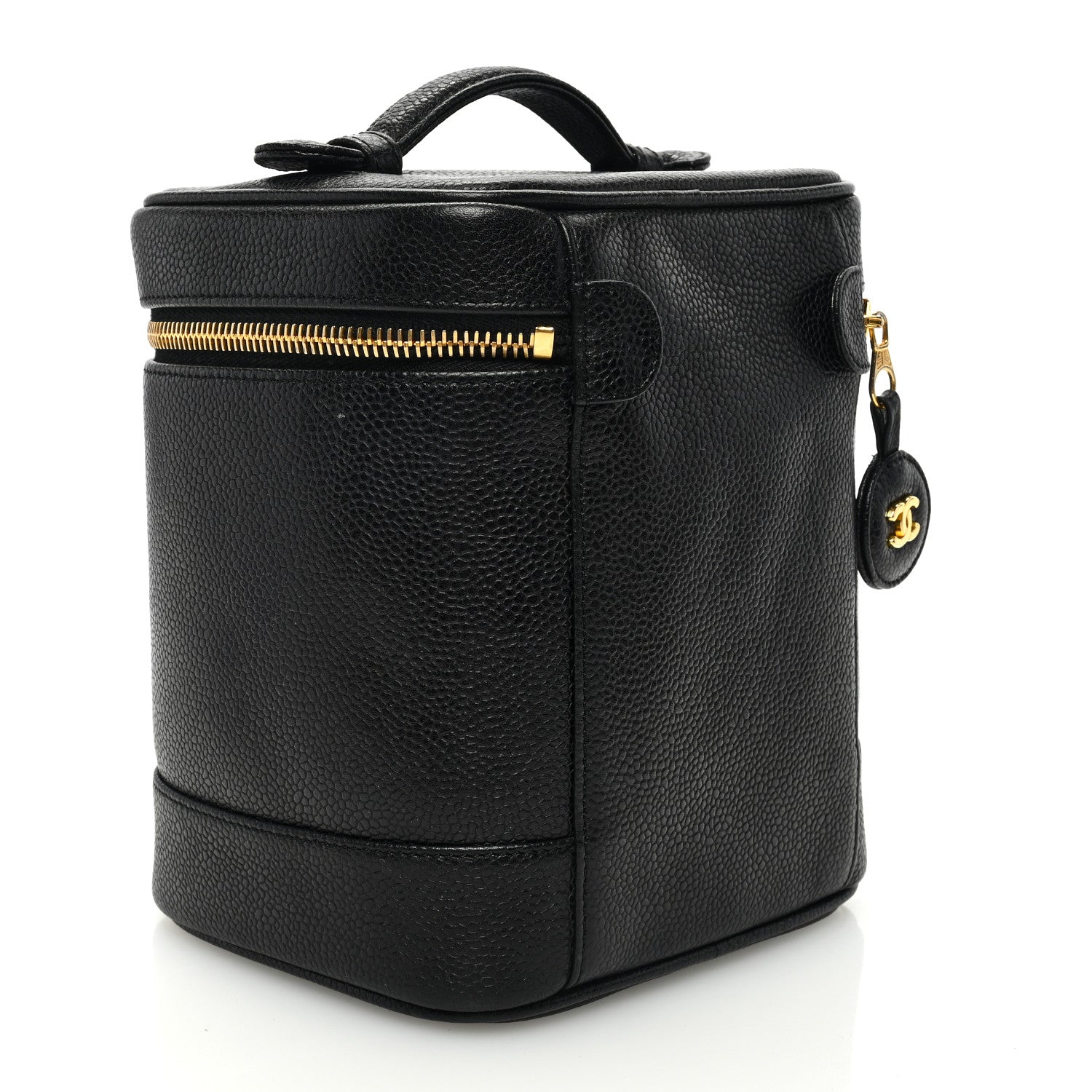 Chanel Caviar Vanity Cosmetic Case Black 3 of 7