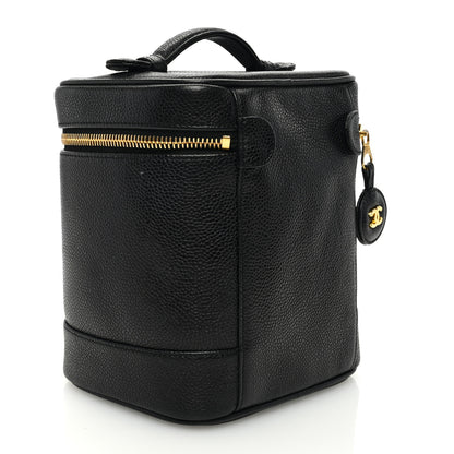 Chanel Caviar Vanity Cosmetic Case Black 3 of 7
