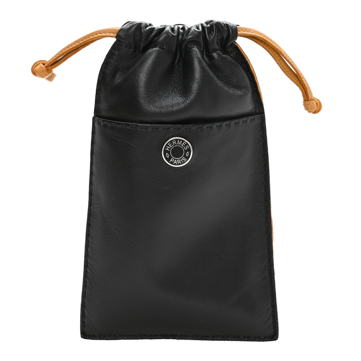 Milo Lambskin Swift Pilo Phone Case Black Chai