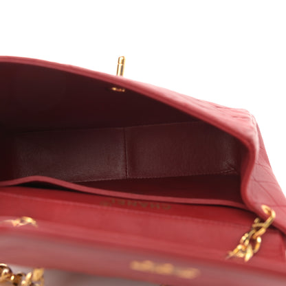 Chanel Lambskin Quilted Small Single Flap Red 4 of 8