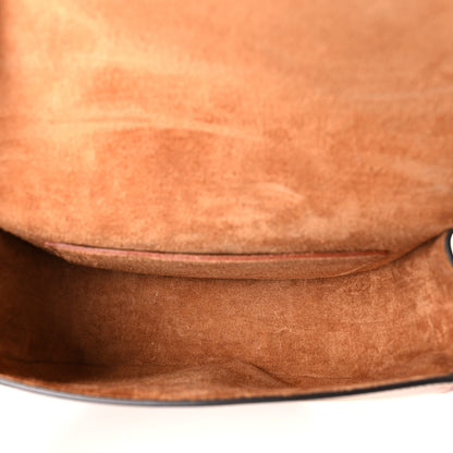 Celine Smooth Calfskin Cuir Triomphe Folco Crossbody Bag Tan 5 of 9