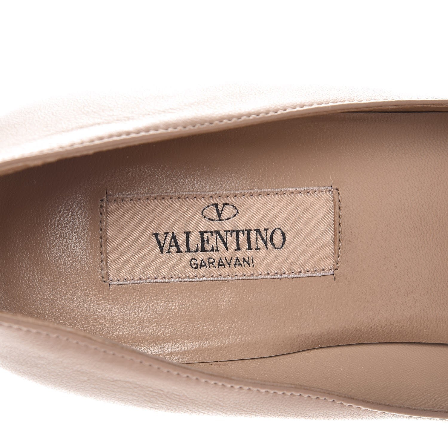 Valentino Garavani Nappa Lace Bow Pumps 39.5 Nude 8 of 17