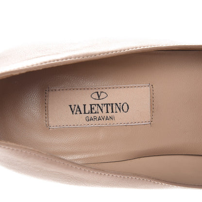 Valentino Garavani Nappa Lace Bow Pumps 39.5 Nude 8 of 17