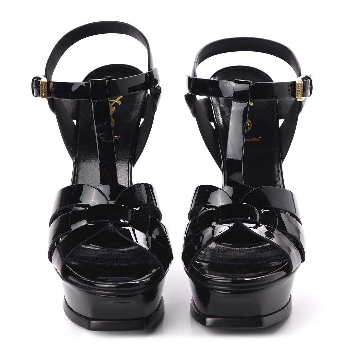 Patent Tribute 105 Platform Sandals 35.5 Black
