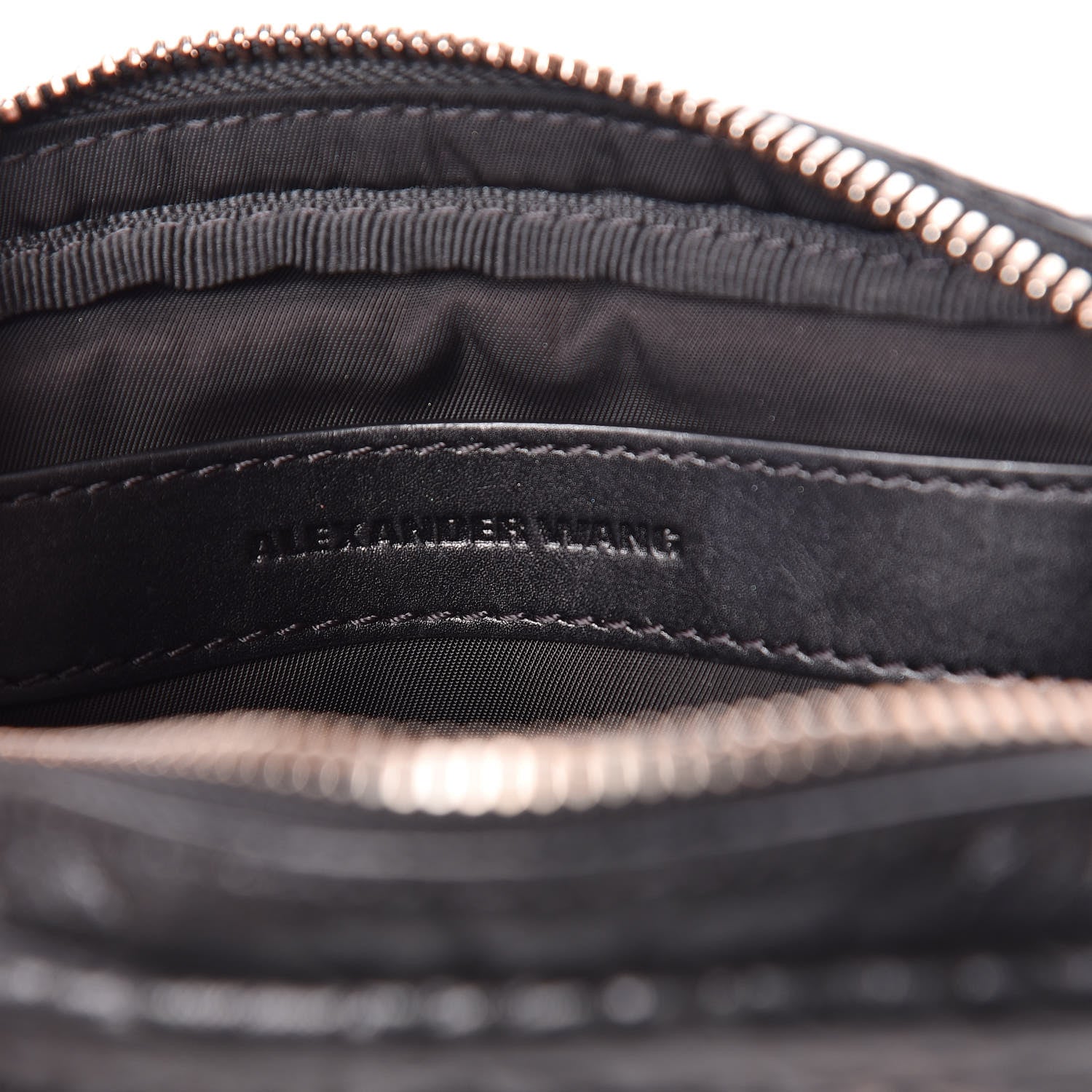 Alexander Wang Pebbled Lambskin Large Fumo Clutch Black 8 of 12
