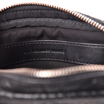 Alexander Wang Pebbled Lambskin Large Fumo Clutch Black 8 of 12