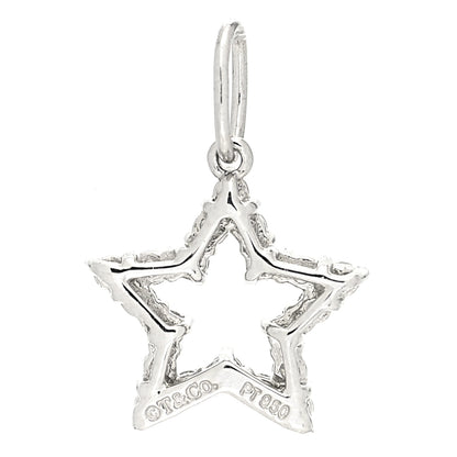 Tiffany Platinum Diamond Star Charm 3 of 4