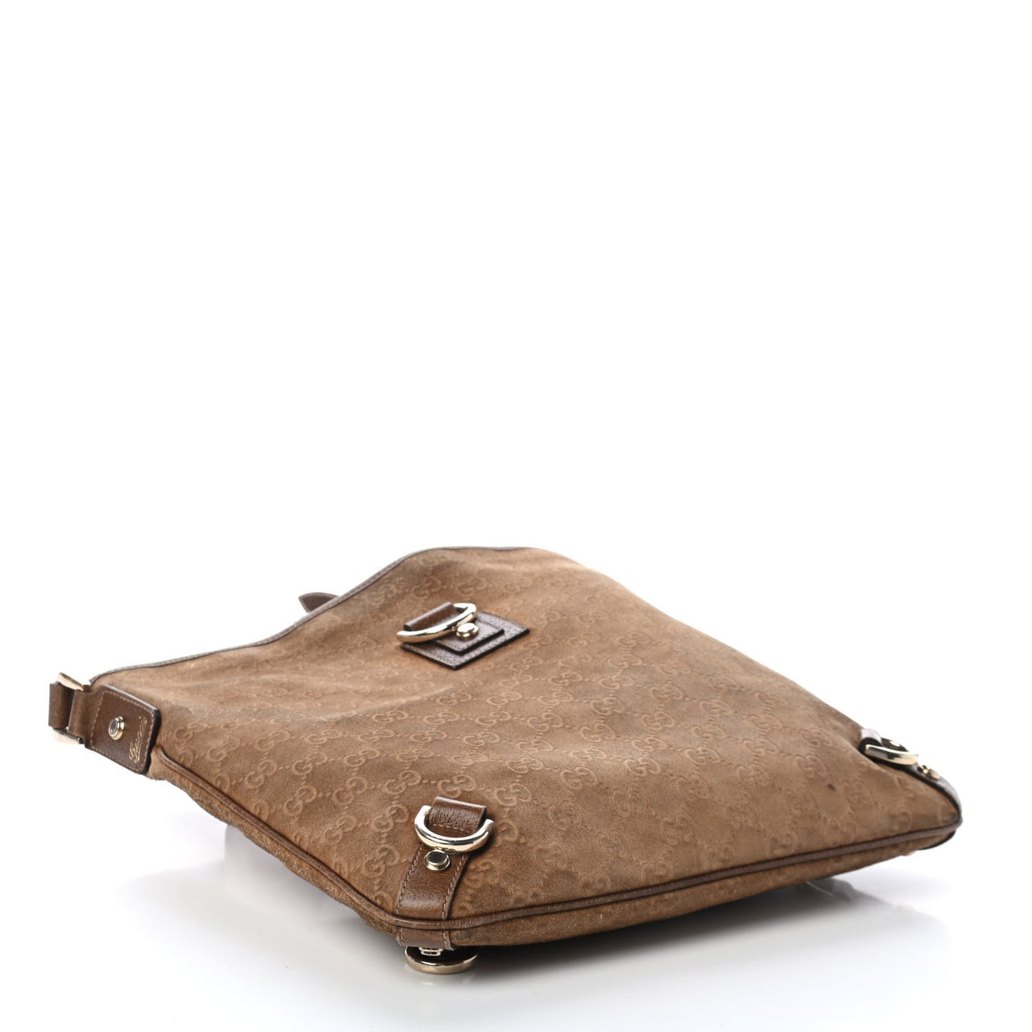 Guccissima Suede Abbey Messenger Bag