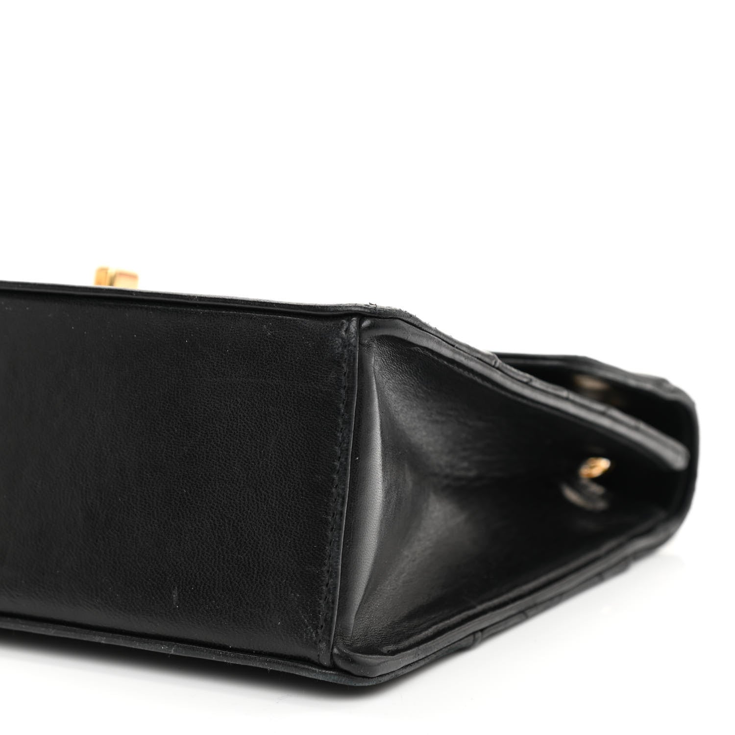 Chanel Lambskin Quilted Medium Mademoiselle Single Flap Black 10 of 13