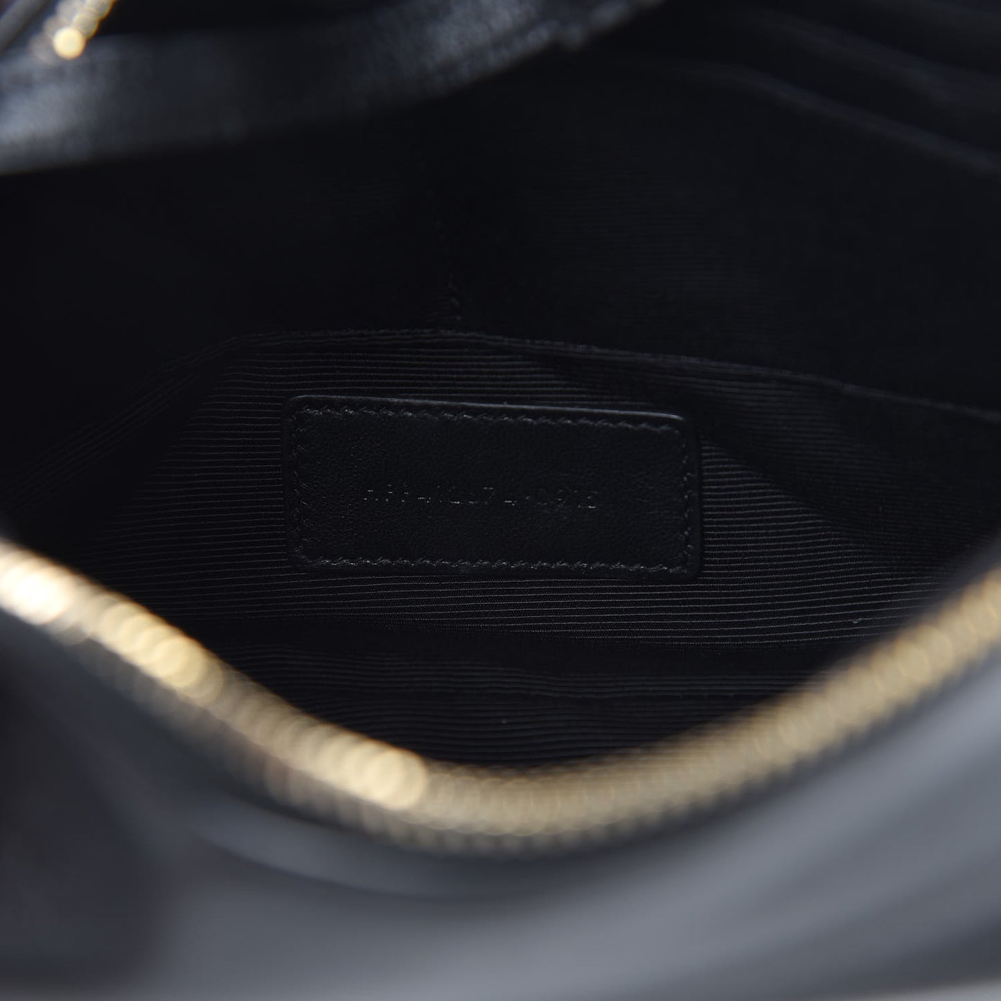 Calfskin Teen Monogram Crossbody Bag Black