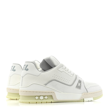 Louis Vuitton Calfskin Mens LV Trainer Sneakers 9.5 White 5 of 10
