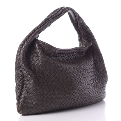 Bottega Veneta Nappa Intrecciato Large Veneta Hobo Brown Coffee 3 of 12
