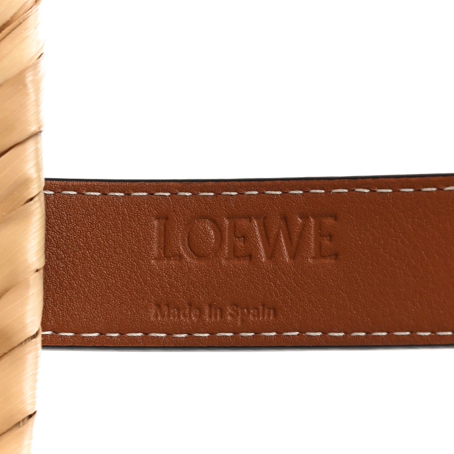 Loewe Raffia Small Basket Tote Bag Natural Tan 6 of 10