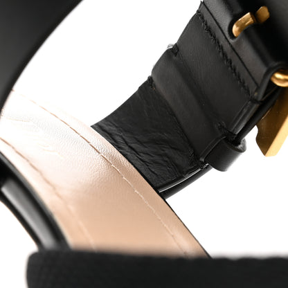 Christian Dior Technical Fabric Calfskin D-Dior 65mm Mules 38 Black 9 of 15