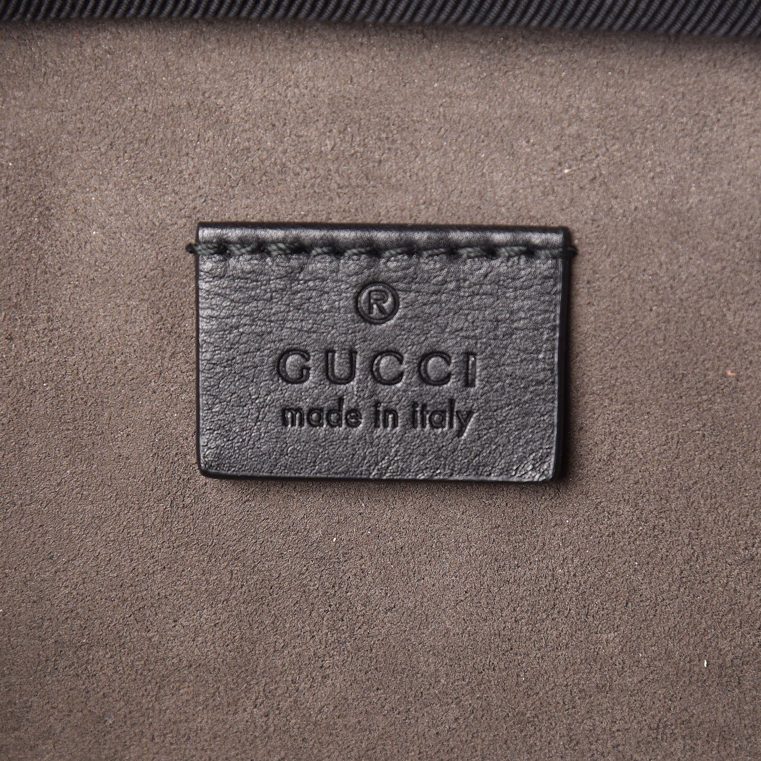 Gucci Guccissima Belt Bag Black 7 of 13