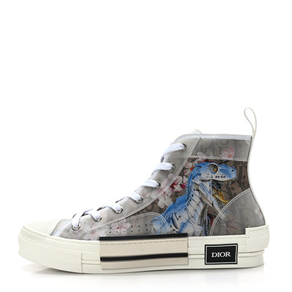 Christian Dior X SORAYAMA Technical Canvas Oblique Mens B23 High Top Sneakers 42 White 1 of 7