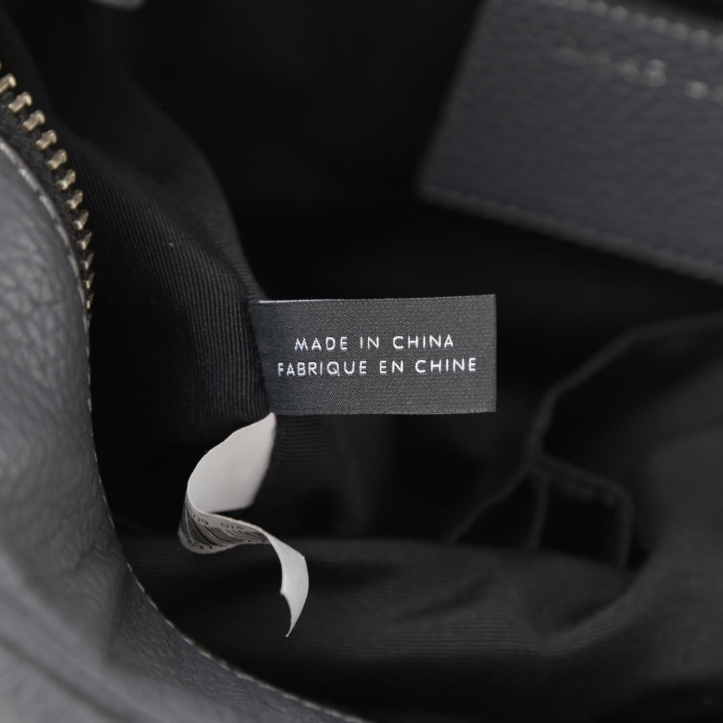 Pebbled Calfskin Gotham Bauletto Satchel Grey