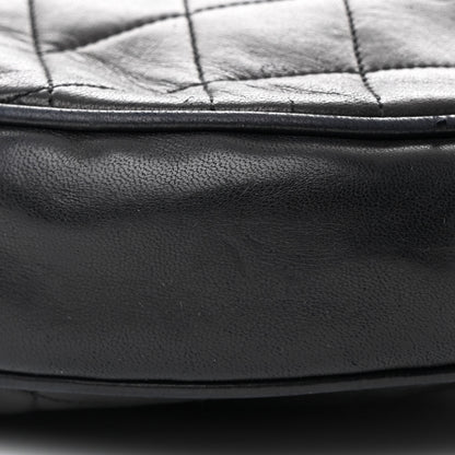 Chanel Lambskin Quilted Round Tassel Crossbody Bag Black 10 of 14
