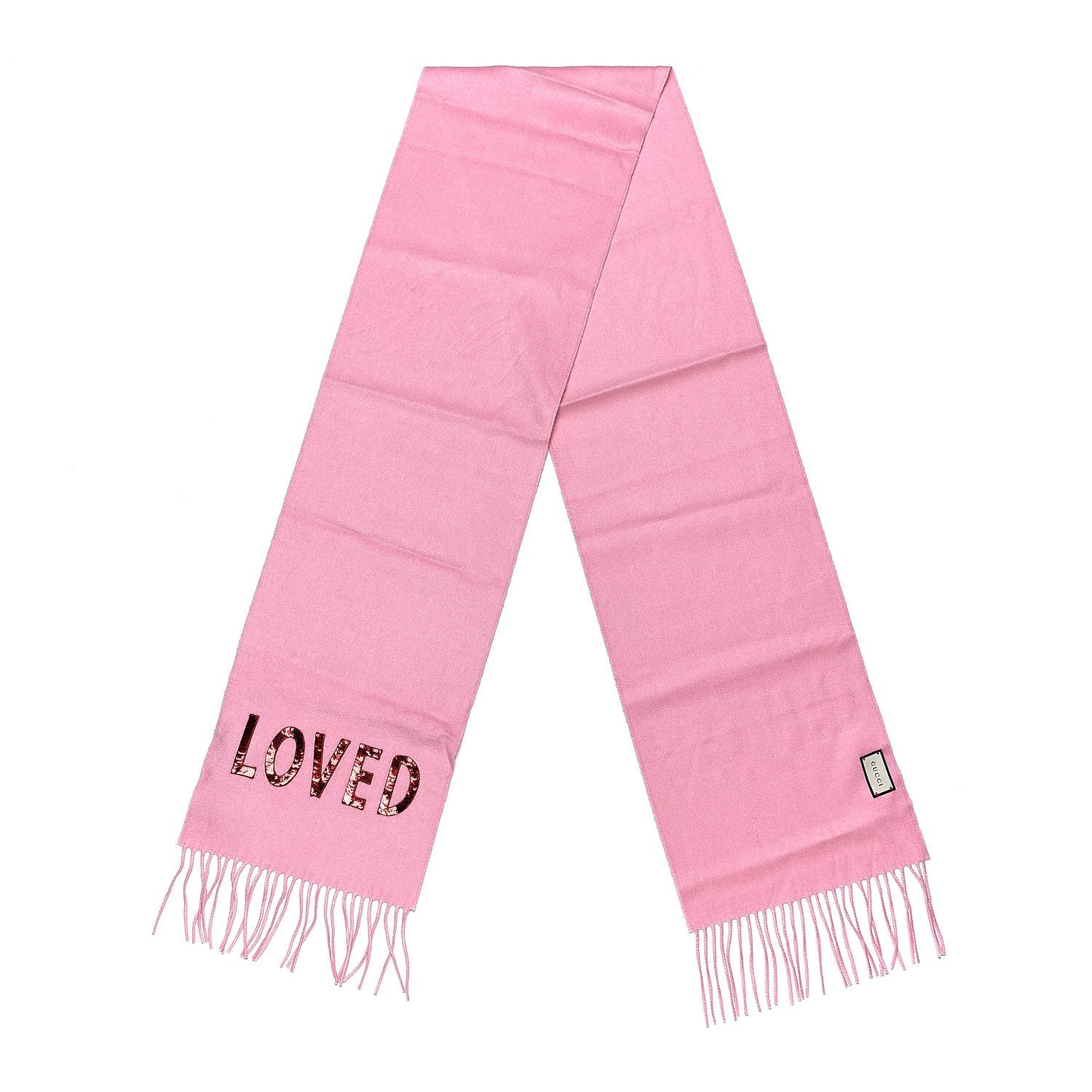 Silk Cashmere Sequins Lovesh Scarf Roseate