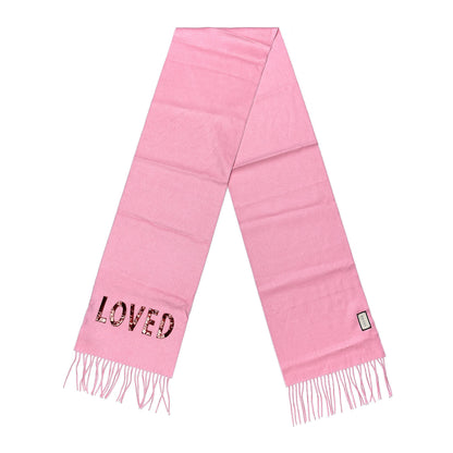Gucci Silk Cashmere Sequins Lovesh Scarf Roseate 3 of 5