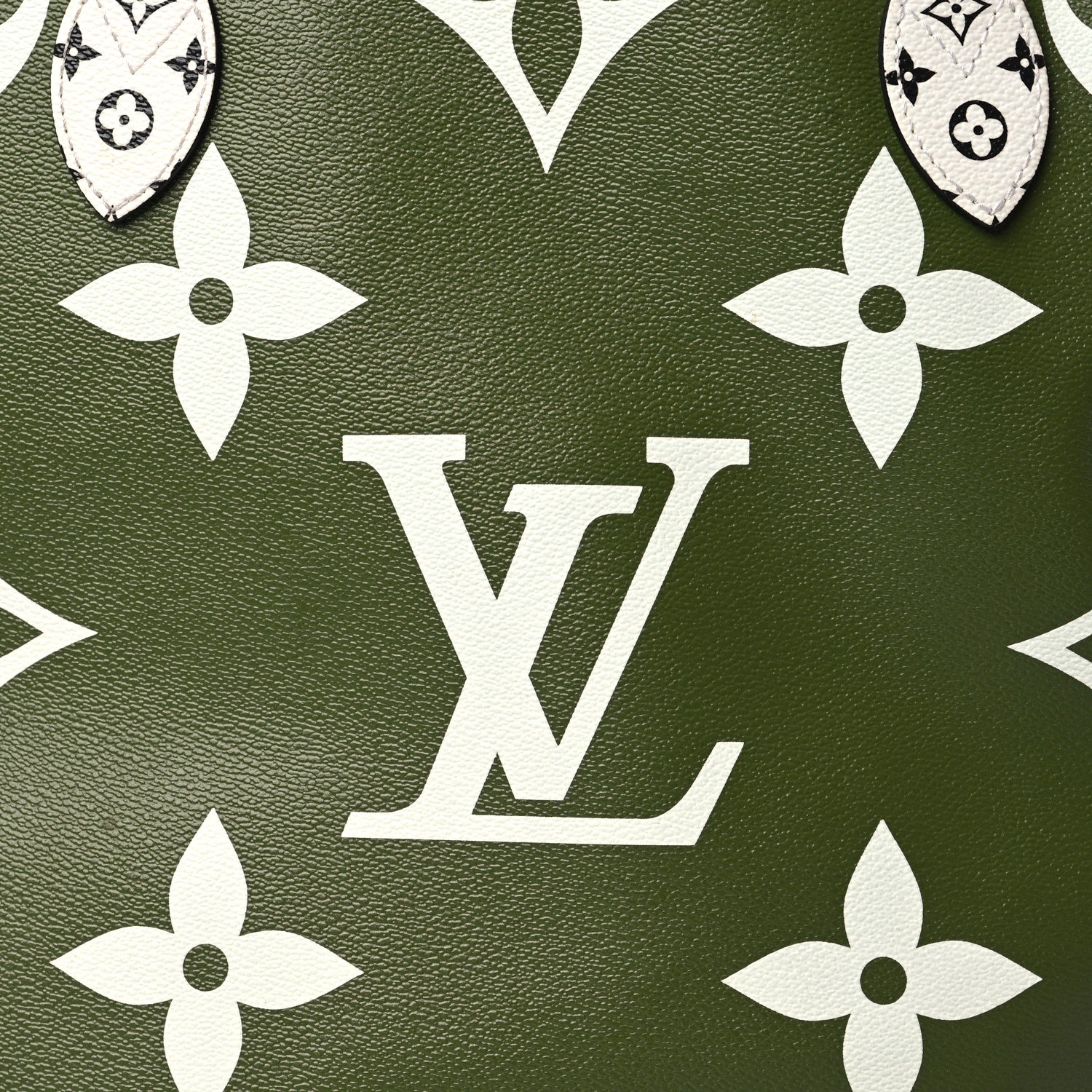 Louis Vuitton Monogram Giant Neverfull MM Kaki 8 of 10