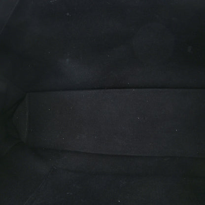 Saint Laurent Linen Calfskin Rive Gauche Tote Black 5 of 8