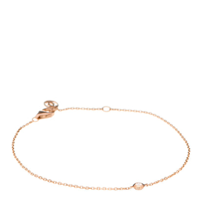 Cartier 18K Pink Gold Diamond XS D'Amour Bracelet 1 of 5