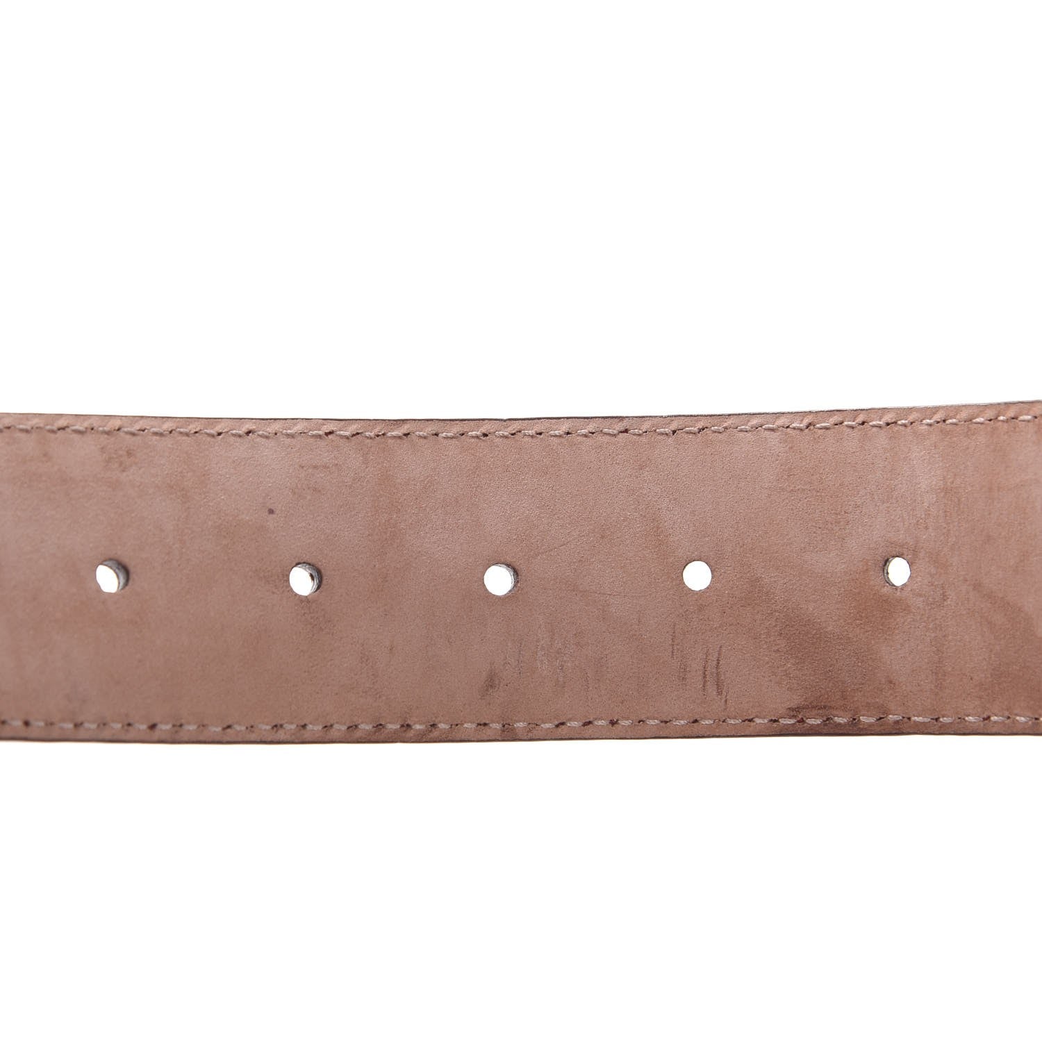 Gucci Guccissima Signature Interlocking G 40mm Belt 90 36 Red 7 of 9