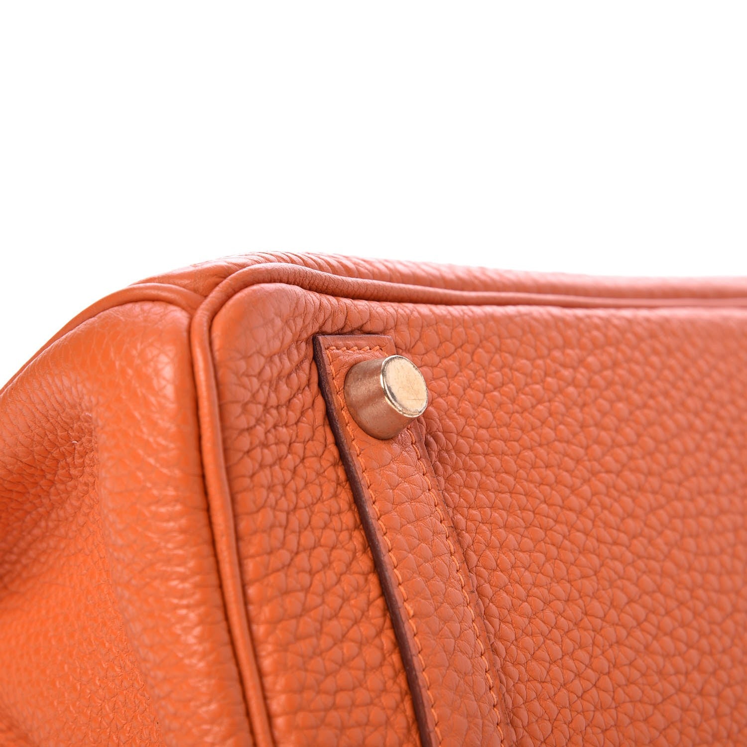 Hermes Togo Birkin 25 Orange 33 of 33
