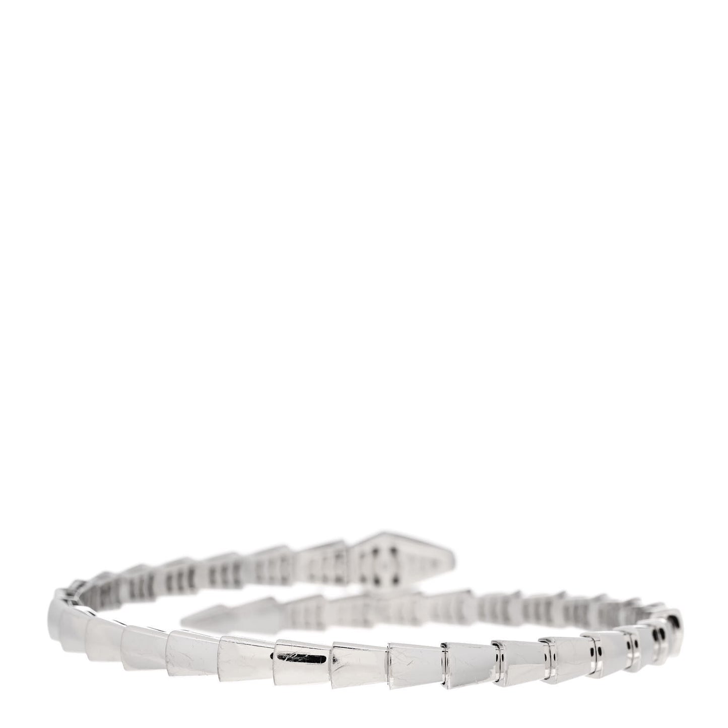 18K White Gold Serpenti Viper Bracelet M