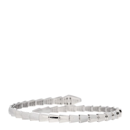 Bulgari 18K White Gold Serpenti Viper Bracelet M 2 of 6
