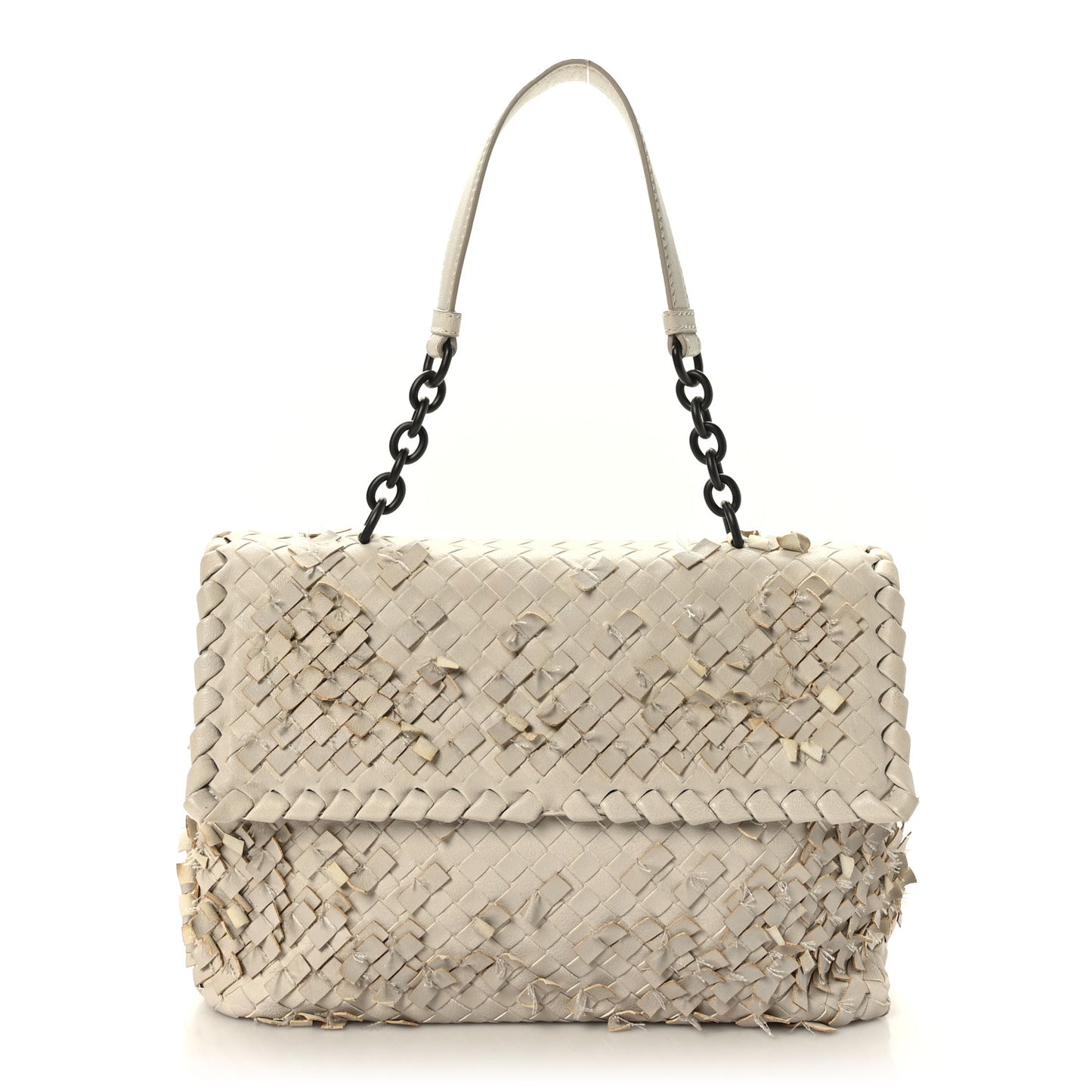 Nappa Tobu Intrecciato Olimpia Shoulder Bag Mist