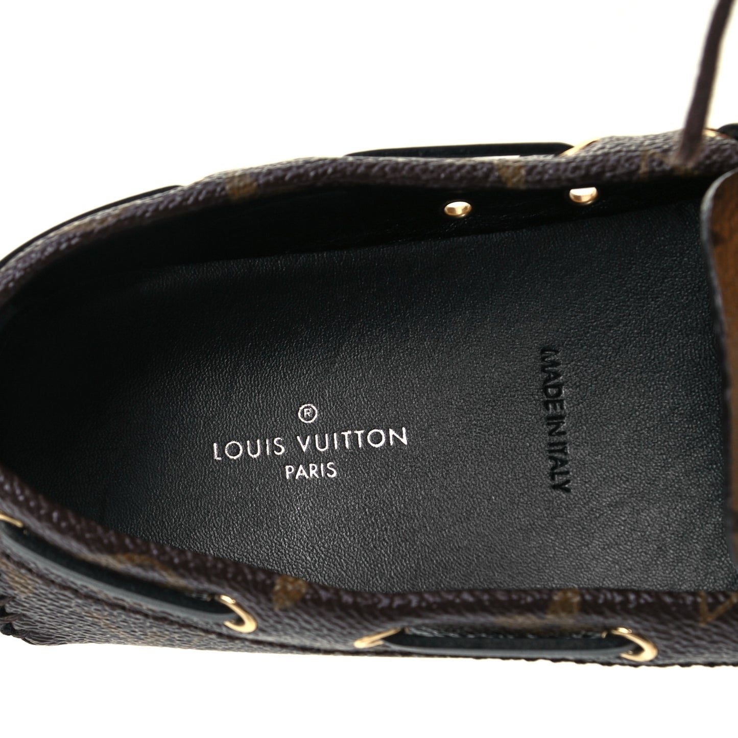 Patent Reverse Monogram Gloria Loafers 35