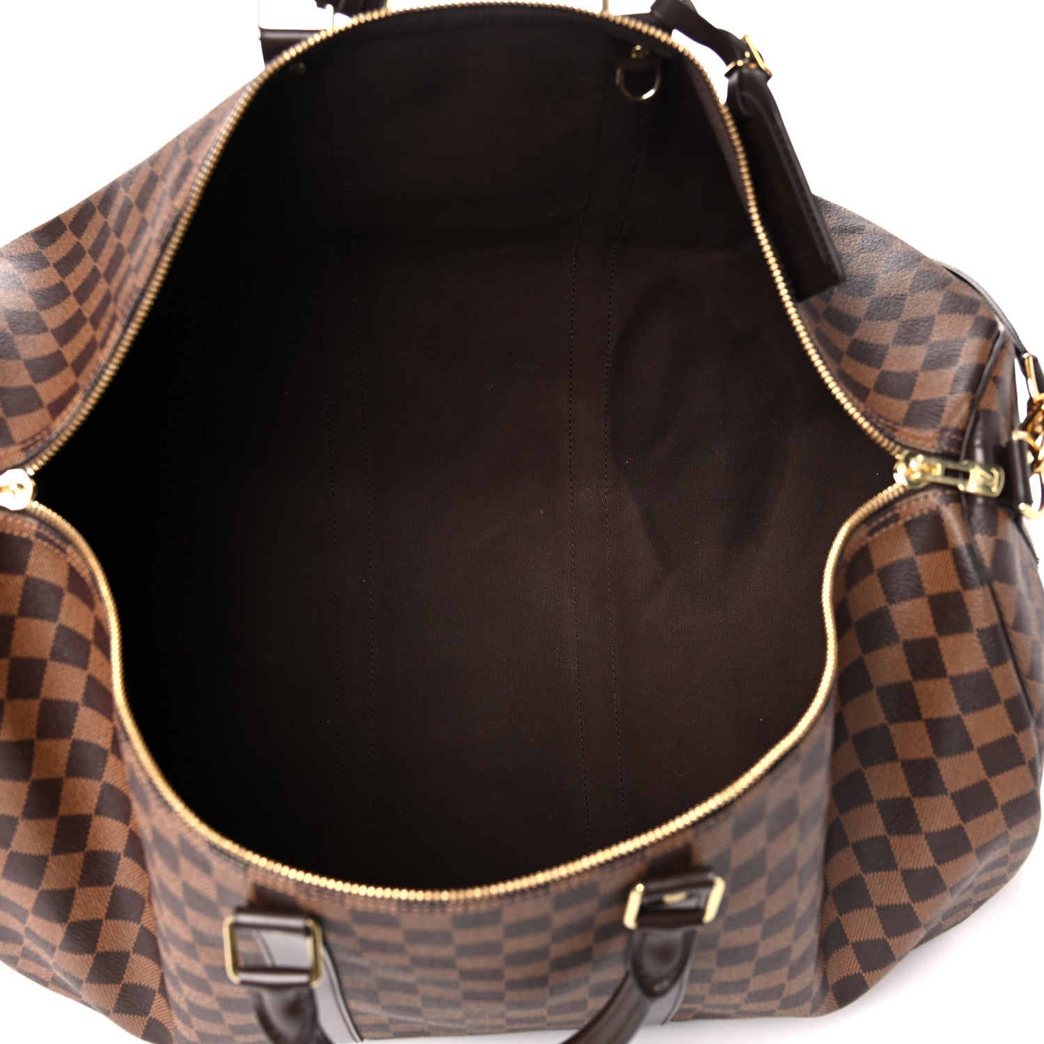 Louis Vuitton Damier Ebene Keepall Bandouliere 55 5 of 19