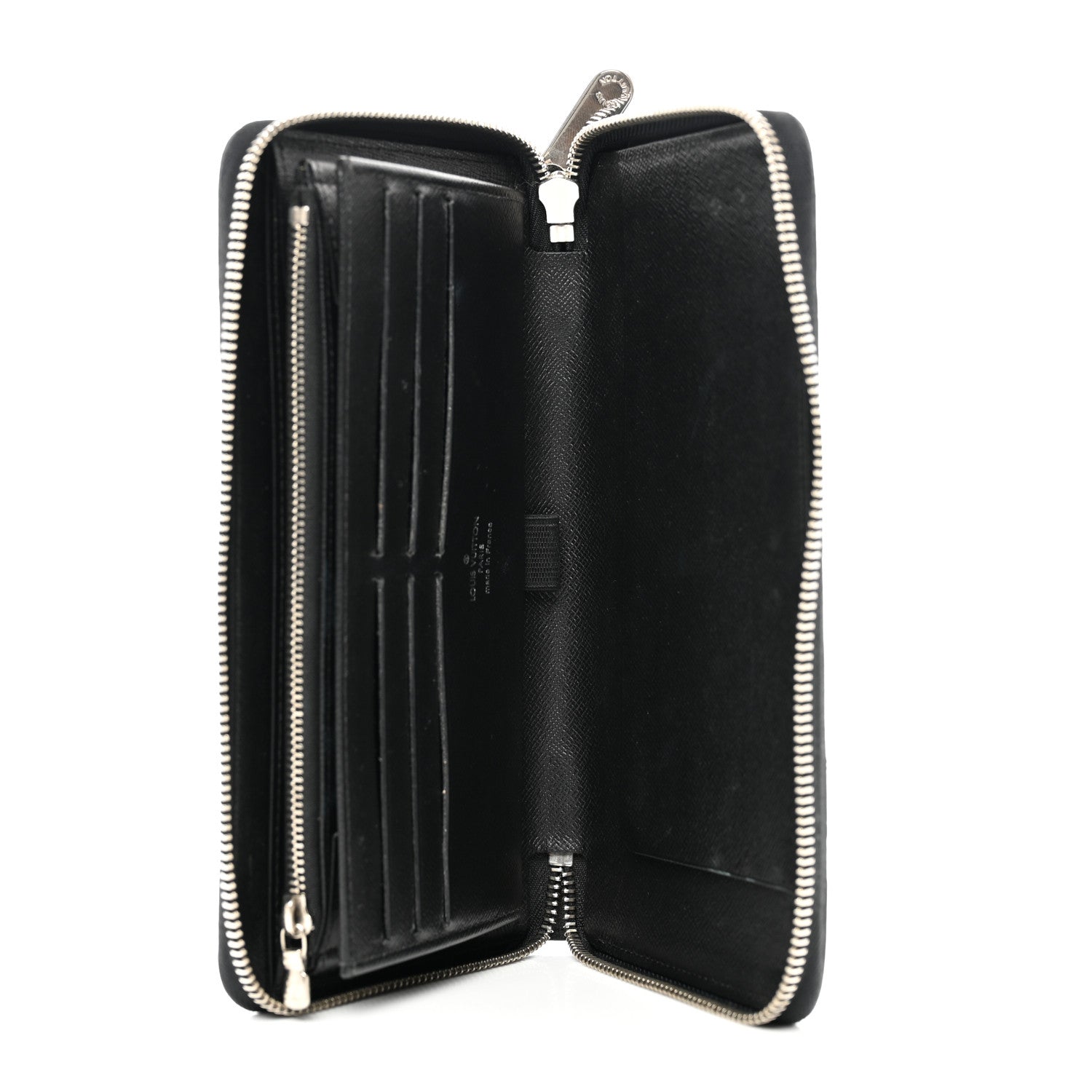 Louis Vuitton Epi Zippy Organizer Wallet Black 5 of 10