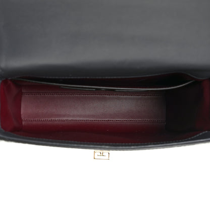 Givenchy Calfskin Crocodile Embossed Medium Eden Storm Grey 5 of 13