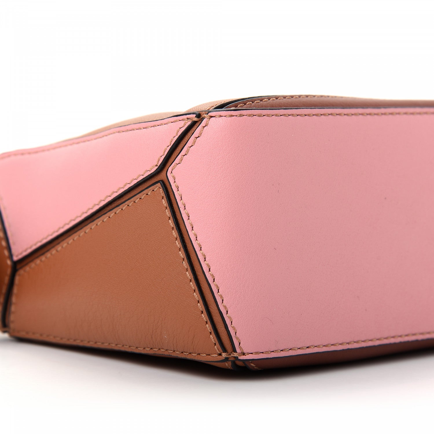 Loewe Calfskin Mini Puzzle Bag Tan Medium Pink 6 of 10