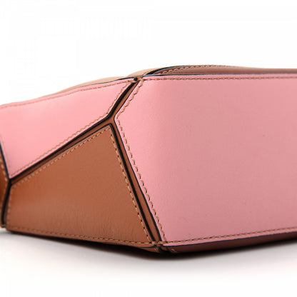 Loewe Calfskin Mini Puzzle Bag Tan Medium Pink 6 of 10