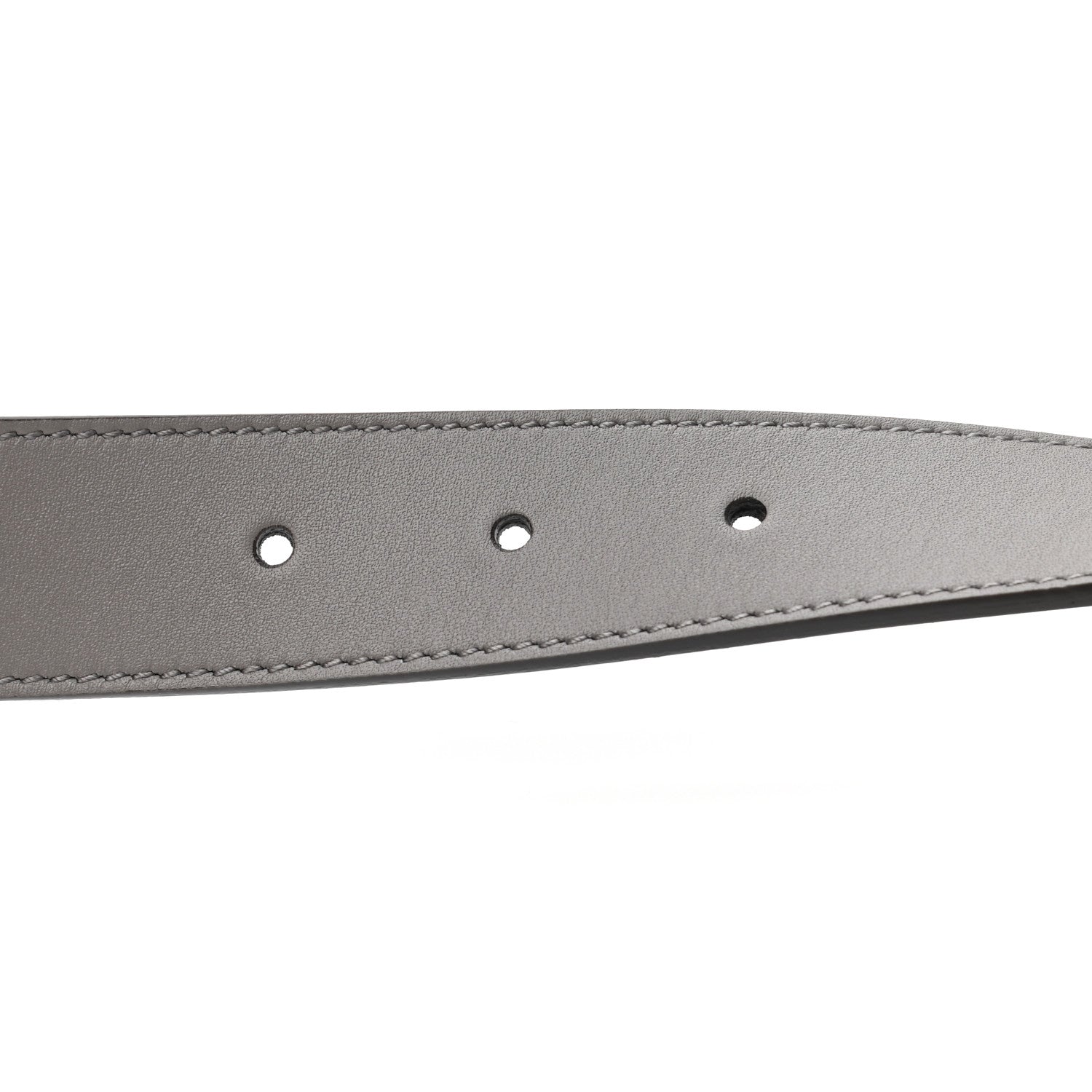 Gucci Calfskin Zumi 30mm Belt 75 30 Dusty Grey 4 of 5