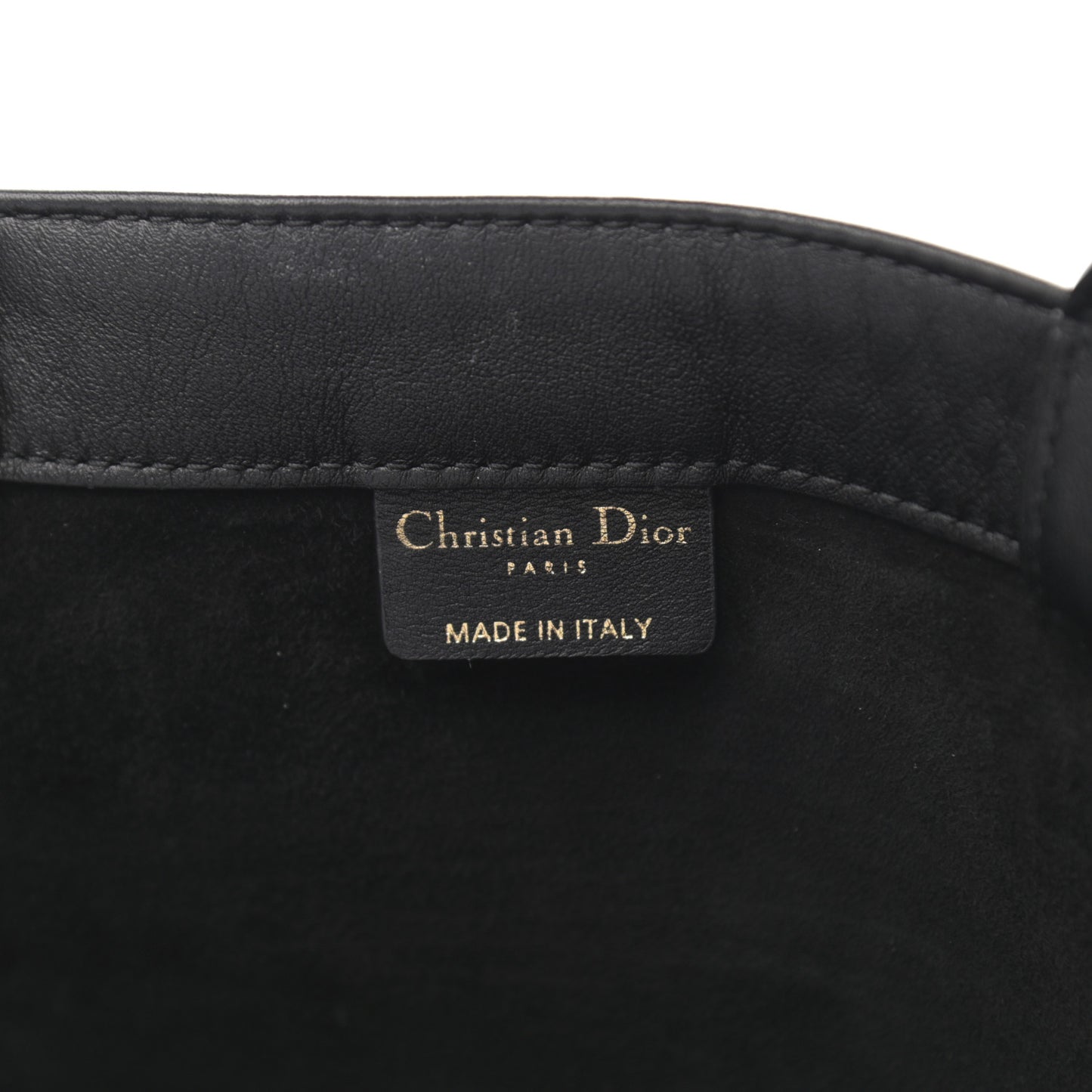 Calfskin Embossed Book Tote Black